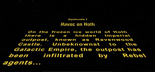 Havoc on Hoth Murder Mystery – Dec 30th & 31st