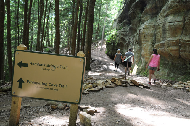 Hemlock Trail Sign