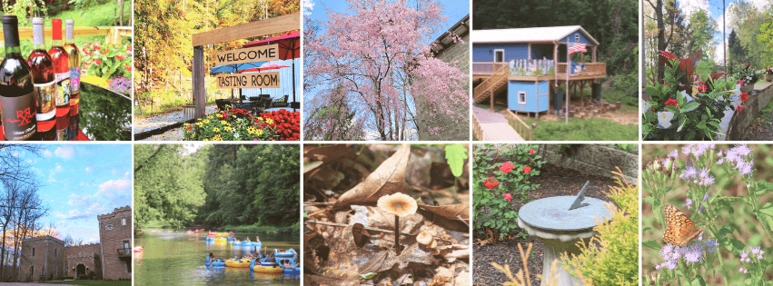 Spring photos around Ravenwood Castle and other local businesses